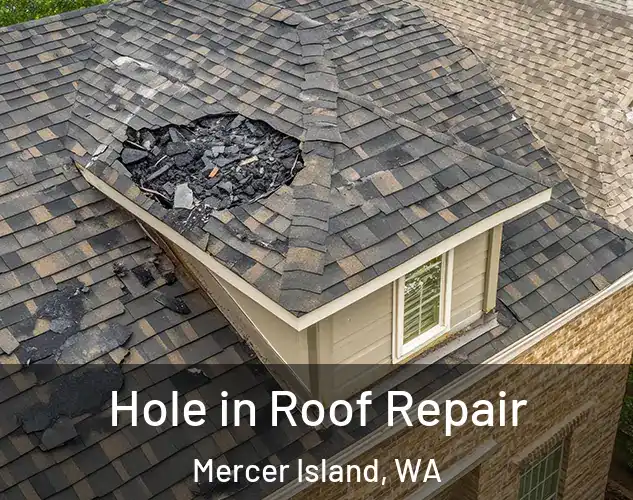  Hole in Roof Repair Mercer Island, WA