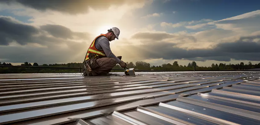Commercial Roof Restoration in Mercer Island