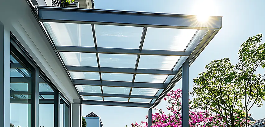 Glass Patio Roof Installation in Mercer Island
