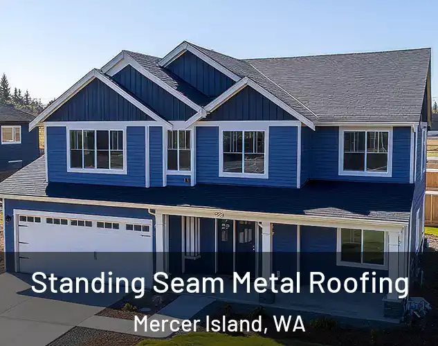  Standing Seam Metal Roofing Mercer Island, WA